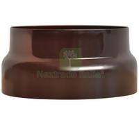 1PZ RIDUZIONE PER STUFA A LEGNA PORCELLANATO CLASSIC COL. MARRONE Ï CM. 13X12: