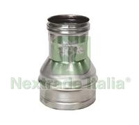1PZ RIDUZIONE PER TUBO ACCIAIO INOX AISI 304 F M MONOPARETE SPESS. MM.0,5 F Ø M:
