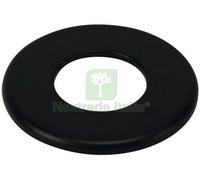 1PZ ROSONE DA PARETE PER TUBI STUFA A PELLET LIGHT COL. NERO OPACO Ï CM. 10: