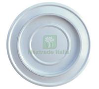 1PZ ROSONE PER TUBO DI STUFA D 10 CM BIANCO: