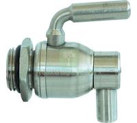 1PZ RUBINETTO A SFERA INOX SALVAGOCCIA + GHIERA TORNITO 3 8M: