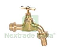 1PZ RUBINETTO ARTISTICO IN OTTONE CON PORTAGOMMA M 1 2" CON PORTAGOMMA F 3 4":