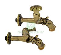 1PZ RUBINETTO ORNAMENTALE 'RINASCIMENTO' 1 2 CON MANIGLIA: