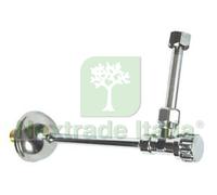 1PZ RUBINETTO PER CASSETTA WC CON DOPPIA CANNETTA 3 8"X1 2":