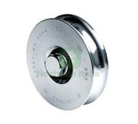 1PZ RUOTA CANCELLI GOLA SEMITONDA ART.310 MM.100X22: