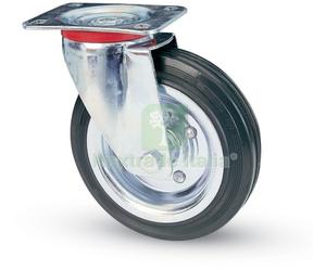 1PZ RUOTA IND. ART. 80 DIAMETRO 150 PIASTRA GIREVOLE:
