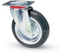 1PZ RUOTA IND. ART. 80 DIAMETRO 200 PIASTRA GIREVOLE: