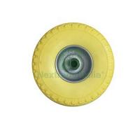 1PZ RUOTA PER CARRELLO PU PIENA MM.260 CERCHIO IN ACCIAIO VERNICIATO Ø MM.260X8: