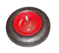 1PZ RUOTA PER CARRIOLA PNEUMATICA PERNO MM.12X210 PERNO MM.12X210, INTERASSE MM:
