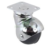 1PZ RUOTA PER MOBILI ART.165 Ã¸ 30 PIASTRA MM 40 X 40: