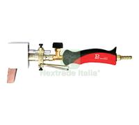 1PZ SALDATORE A GAS + MAZZA E CUFFIA PROJECT RAME GR 200 BRUCIATORE MM 17 L.CM :