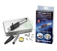 1PZ SALDATORE MICRO RICARICABILE 12100 KIT KEMPER PIEZO + ACCESSORI + VALIGETTA: