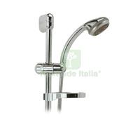 1PZ SALISCENDI DOCCETTA 5 GETTI JET ABS CROMATO TUBO MM 25 + FLEX CM 150 + D.MM: