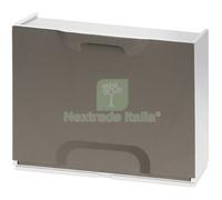 1PZ SCARPIERA MODULARE UNIKA BIANCO TORTORA CM 51X17,3 H.CM 40,1: