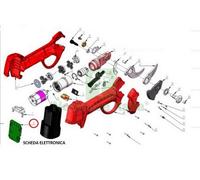 1PZ SCHEDA ELETTRICA FORBICI POTA BATTERIA DJ 025: