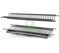 1PZ SCOLAPIATTI AD INCASSO PER PENSILE IN INOX CON VASSOIO CM. 86: