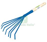 1PZ SCOPETTA PER GIARDINO CON MANICO 7 DENTI: