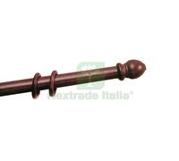 1PZ SCORRITENDA A STRAPPO IN LEGNO Ï MM. 22 COL. NOCE CM. 160: