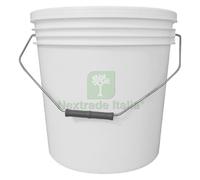 1PZ SECCHIO PLASTICO TRONCO CONICO LT. 6 Ã˜ 19 X H.21 CM: