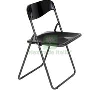 1PZ SEDIA PIEGHEVOLE POKER NERA: