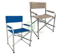 1PZ SEDIA REGISTA 'MEDITERRANEO' TESSUTO BLU: