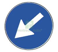 1PZ SEGNALE 'DIREZIONE OBBLIGATORIA' FIG. 82: