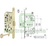 1PZ SERRATURA A BUSSOLA MEDIANA EVOLUTION SOLO SCROCCO NYLON B.DO T.DO OTTON. M: