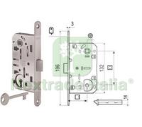 1PZ SERRATURA A BUSSOLA MEDIANA EVOLUTION SOLO SCROCCO NYLON B. T.DO CR. OP. MM: