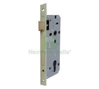 1PZ SERRATURA DA INFILARE PER PORTA LEGNO ART. Y52X E50 B.TONDO CONTROPIASTRA O: