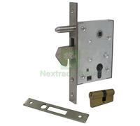 1PZ SERRATURA FERRO INFILARE A GANCIO 1M+S ART. 77 QL E.60 F.25: