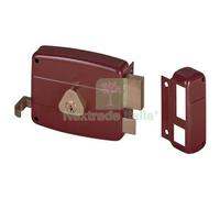 1PZ SERRATURA LEGNO APPLICARE 50121 CISA C.TONDO FISSO M2+TIRANTE E.MM 60 DX: