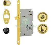 1PZ SERRATURA PORTA SCORREVOLE SCIVOLA TRE AGB NICCHIE TONDE E.MM 50 B.TONDO OT: