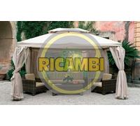 1PZ SET 4 TELI LATERALI PER GAZEBO SAHARA MT.4X4: