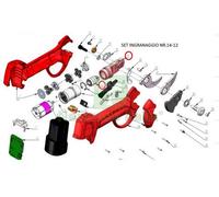 1PZ SET INGRANAGGI FORBICI POTA A BATTERIA DJ 025: