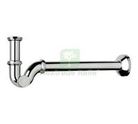 1PZ SIFONE CR A P ISPEZIONE LATERALE TEA OTTONE CROMATO 1" CANNA CM 25: