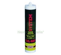 1PZ SILICONE ACETICO ALTA TEMPERATURA 'SIL 400' RAL 9005 NERO ML 310: