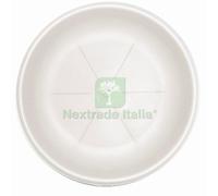 1PZ SOTTOVASO TONDO TERRA FLY HEDERA COL. BIANCO Ï CM. 22: