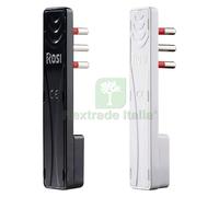 1PZ SPINA ULTRAPIATTA SERIE 'EMILIA FLAT' 2P + T 10A BIANCA: