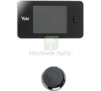 1PZ SPIONCINO ELETTRONICO YALE ARGENTO CON SCHERMO LCD 3,2" MM. 38 110: