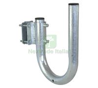 1PZ STAFFA DI FISSAGGIO PER PALO PARABOLA Ã˜ MM 25>60: