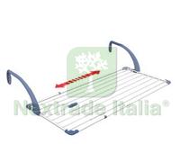 1PZ STENDIBIANCHERIA "BREZZA EXTEND" MT.20 CM.120 190X55X30H. ESTENSIBILE: