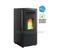 1PZ STUFA A PELLET KETTY EVO 2.0 6,5 KW NERA (CONTO TERMICO) MISURE CM.45,6X50,: