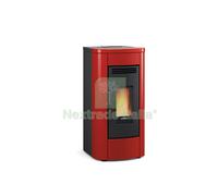 1PZ STUFA PELLET CANALIZ 8 KW KLAUDIA PLUS 5.0 BORDEAUX: