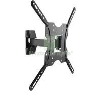 1PZ SUPPORTO TV PIATTA BR LED 40 BRAVO ACCIAIO VERNICIATO NERO 32" 55" 45° KG 3: