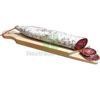 1PZ TAGLIERE IN LEGNO PER SALAME CM. 37X7,5X2: