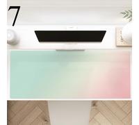 1Pz Tappetino Per Mouse Grande In Silicone Impermeabile Con Colore Gradiente