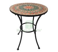 1PZ TAVOLO DECORO MOSAICO 'ALICE' Ã˜ CM 60 X H.70: