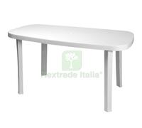 1PZ TAVOLO GARDEN OTELLO CM.136X82X72H BIANCO: