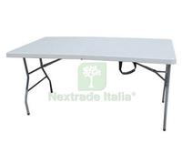 1PZ TAVOLO PIEGHEVOLE IN HDPE CM 183X76X74H: