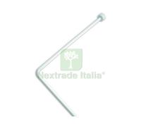 1PZ TELAIO ANGOLARE PER TENDE DOCCIA IN BLISTER COL. BIANCO CM. 80X170X80: